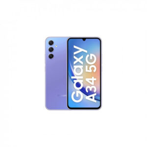 Samsung Galaxy A34 5G (Awesome Violet, 8GB, 256GB Storage) | 48 MP No Shake Cam (OIS) | IP67 | Gorilla Glass 5 | Voice Focus | Travel Adapter to be Purchased Separately