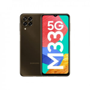 Samsung Galaxy M33 5G (Emerald Brown, 8GB, 128GB Storage) | 6000mAh Battery | 16GB RAM with RAM Plus | Without Charger