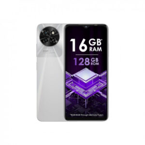 Itel S23 (8GB RAM + 128GB ROM, Up to 16GB RAM with Memory Fusion | 50MP AI Dual Rear Camera | 5000mAh Battery with Type-C Charging | 90 Hz Display) – Mystery White
