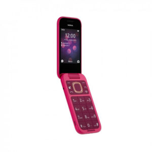 Nokia 2660 Flip 4G Volte keypad Phone with Dual SIM, Dual Screen, inbuilt MP3 Player & Wireless FM Radio | Pop Pink