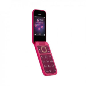 Nokia 2660 Flip 4G Volte keypad Phone with Dual SIM, Dual Screen, inbuilt MP3 Player & Wireless FM Radio | Pop Pink