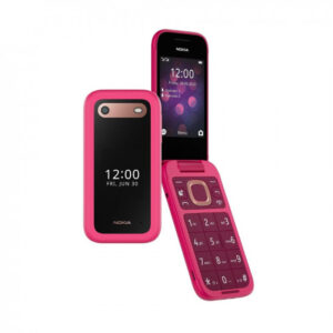 Nokia 2660 Flip 4G Volte keypad Phone with Dual SIM, Dual Screen, inbuilt MP3 Player & Wireless FM Radio | Pop Pink