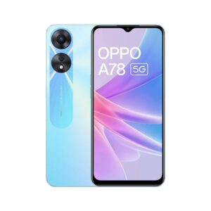 Oppo A78 5G (blue, 8GB RAM, 128 Storage) | 5000 mAh Battery with 33W SUPERVOOC Charger