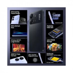 POCO C65 (Matte Black, 128 GB) (4 GB RAM)