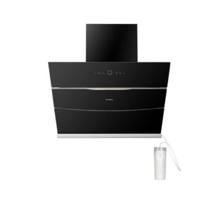 Faber 1500m3/hr Autoclean Steam Chimney (HOOD BOLT FL SW SC BK 90, Black)