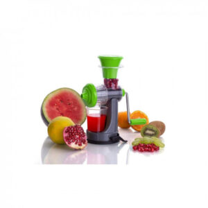 Jixara® Mini Plastic juicer lastic Mini Hand juicer Fruit and Vegetable Manual Vacuum Locking System Travel juicer Making Machine – Multicolor (Mini Juicer Pro)
