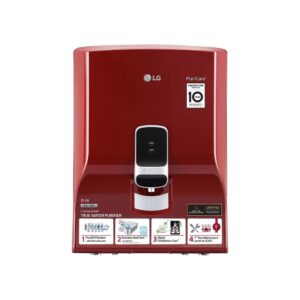 LG WW130NP 8 L RO Water Purifier With Dual Protection Stainless Steel Tank, Wall Mount (Red)