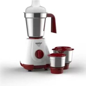 MAHARAJA WHITELINE MG 1..2..3 / MX-237 500 W Mixer Grinder (3 Jars, White, Cherry Red)