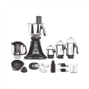 Vidiem ADC Mixer Grinder 579A (Black) | 750 watt Mixer grinder with 5 Jars in 1 Juicer | Leakproof Jars with self-lock for wet & dry spices, chutneys & curries | 5 Years Warranty | Mixie grinder