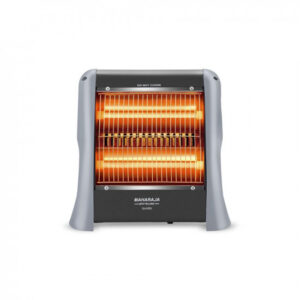 Maharaja Whiteline Plastic Quato 800 Watts Quartz Heater, Standard, Grey