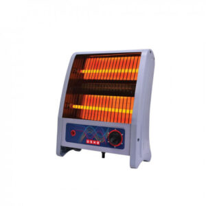 Usha 2 Rod 800 Watt Quartz Heater with Low Power Consumption and Tip Over Protection (4302, Grey)