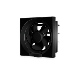 Luminous Vento Deluxe 250 mm Exhaust Fan for Kitchen (Cut-out Size – Sq 293 x 293 mm, Black)