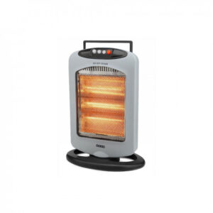 USHA 4003 1200 Watt 3 Rod Halogen Heater with Auto Oscillation Feature and Safety Mesh(Grey)