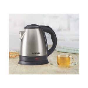 Borosil Rio Electric Kettle (Silver, 1.5L)