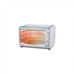 Bajaj Majesty 4500 TMCSS 45 Litre Oven Toaster Grill (45 Litres OTG) with Motorised Rotisserie & Convection Fan, Stainless Steel Body & Transparent Glass Door, 2 Year Warranty, Silver