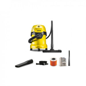 KARCHER Wd3 Eu Wet&Dry Vacuum Cleaner,1000 Watts Powerful Suction,17 L Capacity,Blower Function,Easy Filter Removal For Home&Garden Cleaning (Yellow/Black),17 Liter,Cartridge SKU: ‎WD 3 *EU