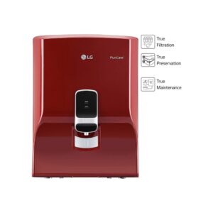 LG WW130NP 8 L RO Water Purifier With Dual Protection Stainless Steel Tank, Wall Mount (Red)