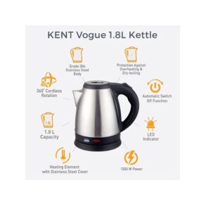 Kent Vogue 1.8Litre Electric Kettle (16088)