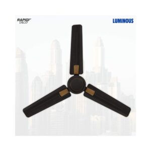 Luminous Rapid Deco 1200mm Ceiling Fan (Velvet Brown)