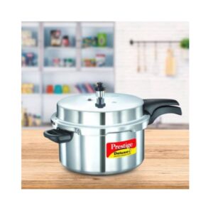 Prestige Deluxe Plus 7.5 L Induction Bottom Pressure Cooker (Aluminium)