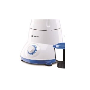 Bajaj Bravo Dlx 500-Watt Mixer Grinder (White/BLUE)
