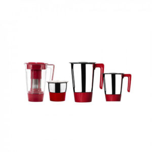 Butterfly Lightning Mixer Grinder, 750W, 4 Jars (Red)