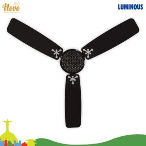 Luminous Rio Novo 1200mm Ceiling Fan (Preto Black)