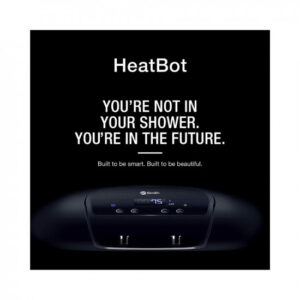 AO Smith HeatBot-SZS-015-DG- SILVER Storage 15 Litre Vertical Digital Display Remote Controlled Water Heater (Geyser) Silver – 4 Star