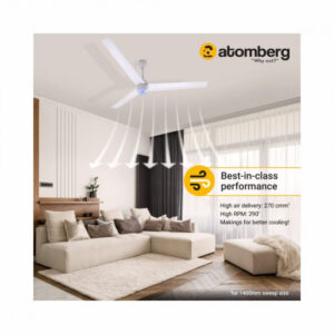 atomberg Renesa 1400mm BLDC Motor 5 Star Rated Ceiling Fans for Home with Remote Control