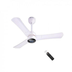 atomberg Renesa+ 900mm BLDC Motor 5 Star Rated Sleek Ceiling Fans with Remote Control | High Air Delivery Fan and LED Indicators | Upto 65% Energy Saving | 2+1 Year Warranty (Pearl White)
