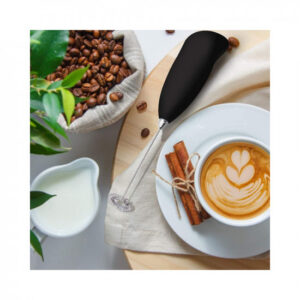Bonsenkitchen Milk Frother Handheld Electric Matcha Whisk, Handheld Milk Frother Electric Stirrer White Wall henging stend for acreylic and Handheld Coffee Frother Mini Blender (Multi Color)