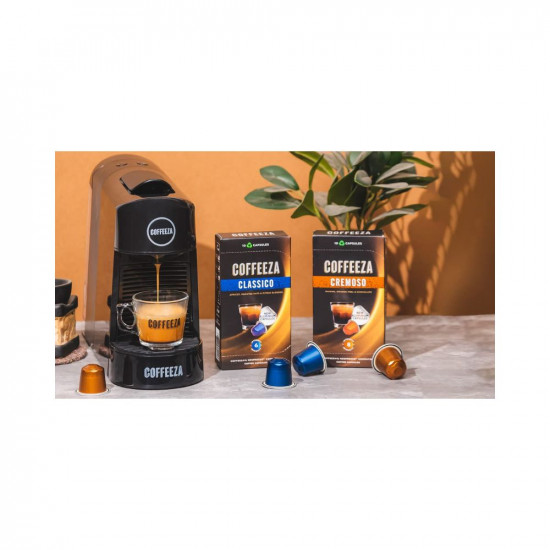 coffeeza-finero-next-capsule-coffee-machine-black---20-bar-pressure-nespresso-capsule-compatible--perfect-coffee-maker-for-espresso-amp-cappuccino---free-14-assorted-coffee-capsules-included-146361_l