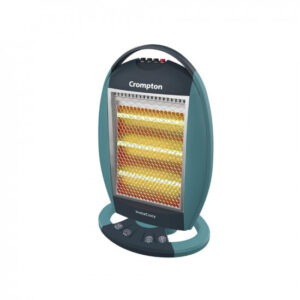 Crompton Insta Cozy 1200 Watt Halogen Room Heater with 3 Heat Settings(Grey Blue)