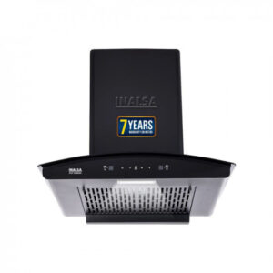 INALSA Kitchen Chimney for Home Auto clean|Filterless Chimney|Motion Sensor & Touch Control|60 cm 1250 m³/hr Suction|7 Year Warranty On Motor (Zylo60BKMAC)