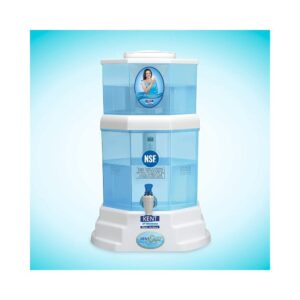 KENT GOLD (11014) 20 L Gravity Based + UF Water Purifier (White & Blue)