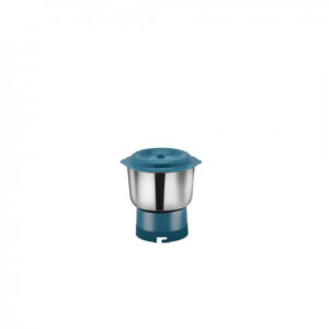Maharaja Whiteline Odacio Prime Juicer Mixer Grinder, 550 Watt, 3 Jars, Blue & White, Superior Stainless Steel Mesh, High Grade Plastic Lid for more durability