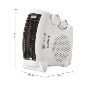 Room Heater with Adjustable Thermostat (ISI certified, White colour