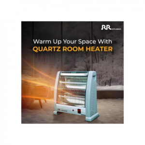 RR Quartz Room Heater for Home with Tip-Over Protection, Silent Room Heater with 2 Heat Settings of 400W for Bedroom Office Indoor (ISI Approved) with 1 Year Warranty