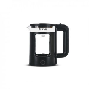 Tesora – Inspired by you Electric Glass Kettle|Borosilicate Glass Body With Cool Touch Pp Sleeve|1.5 Liters Capacity|1350 Watts|Overheating&Boil Dry Protection|1 Year Warranty(Black)