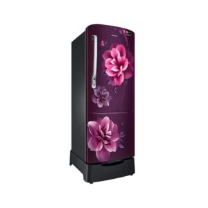 Samsung 230 L 3 Star Inverter Direct Cool Single Door Refrigerator (RR24A282YCR/NL, Base Stand with Drawer, Camellia Purple)