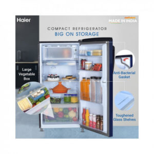 Haier 175 L 2 Star Direct Cool Single Door Refrigerator (2023 Model, HED-182ME-N, Marine Erica)