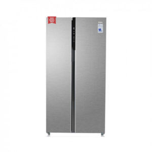 Haier 630 L Frost Free Inverter Side by Side Refrigerator (2023 Model, HES-690SS-P, Shiny Steel, Convertible)